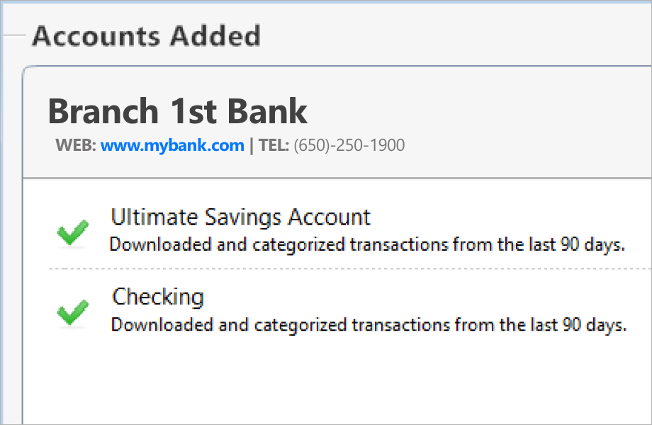 quicken for mac and bank charge of $8.99 a month from bank using quicken